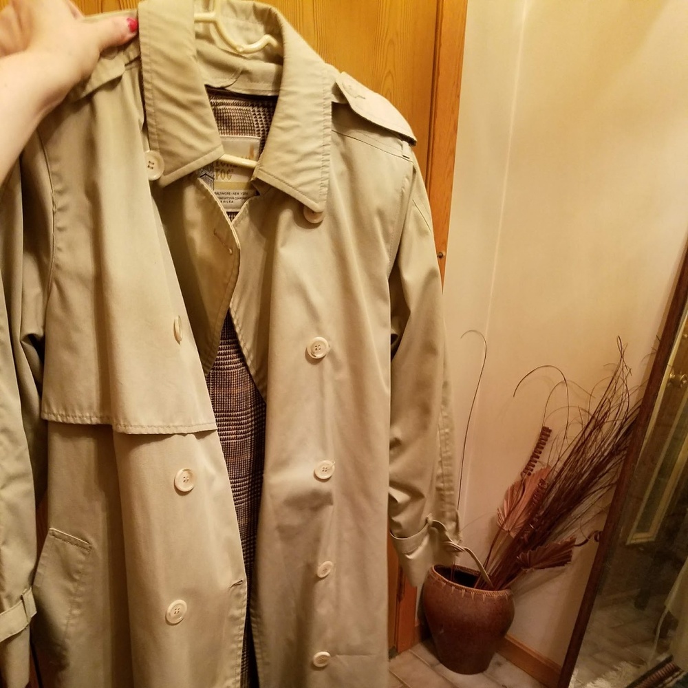 London Fog Tan Trench Coat